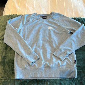 Patagonia heather blue light weight sweat shirt size small